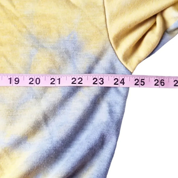 LUSH Tie Dye Smiley Face Long‎ Sleeve Crew Neck Pullover Sweatshirt Top Large - Picture 7 of 11